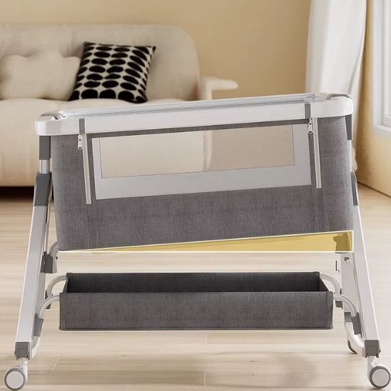 Couffin bébé inclinable sur roulettes avec fonction anti-reflux pour un sommeil confortable et sécurisé – Spot Bébé