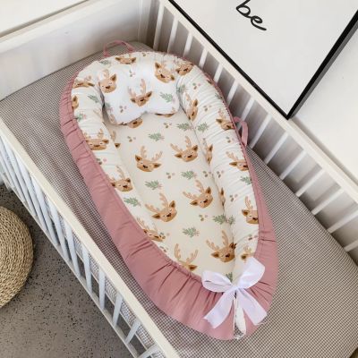 Couffin bébé confortable et adaptable en coton respirant pour cododo et siestes - Spot Bébé