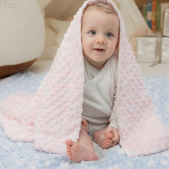 Couverture bébé en coton bio | Naturelle & Douce