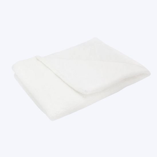 Couverture bebe hiver sherpa et velours 75x100 – plaid chaud et doux