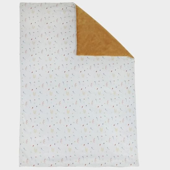 Couverture bebe foret – ocre mixte, siestes et poussette