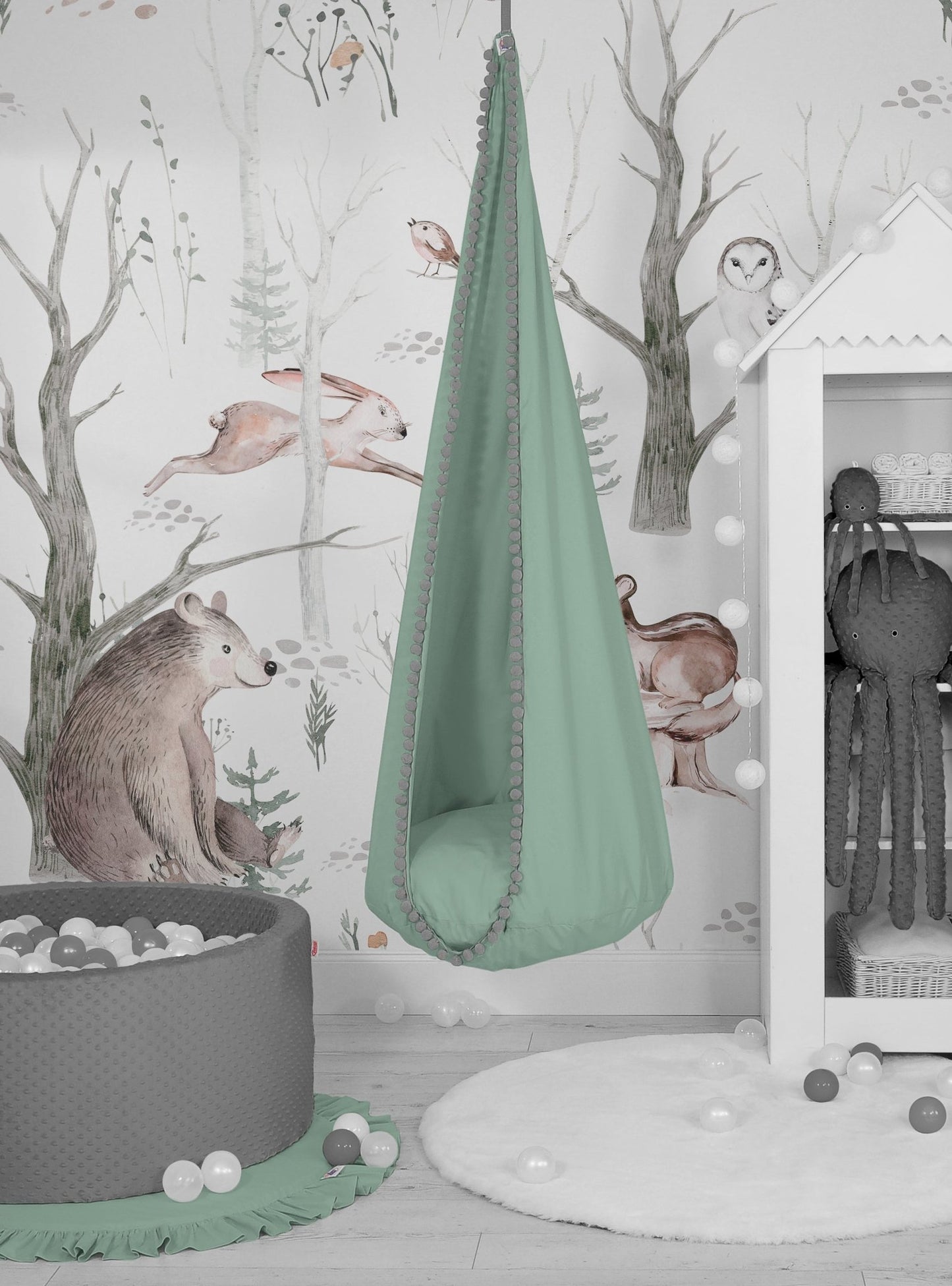 Couverture Emmaillotage avec Capuche Oreilles de Lapin