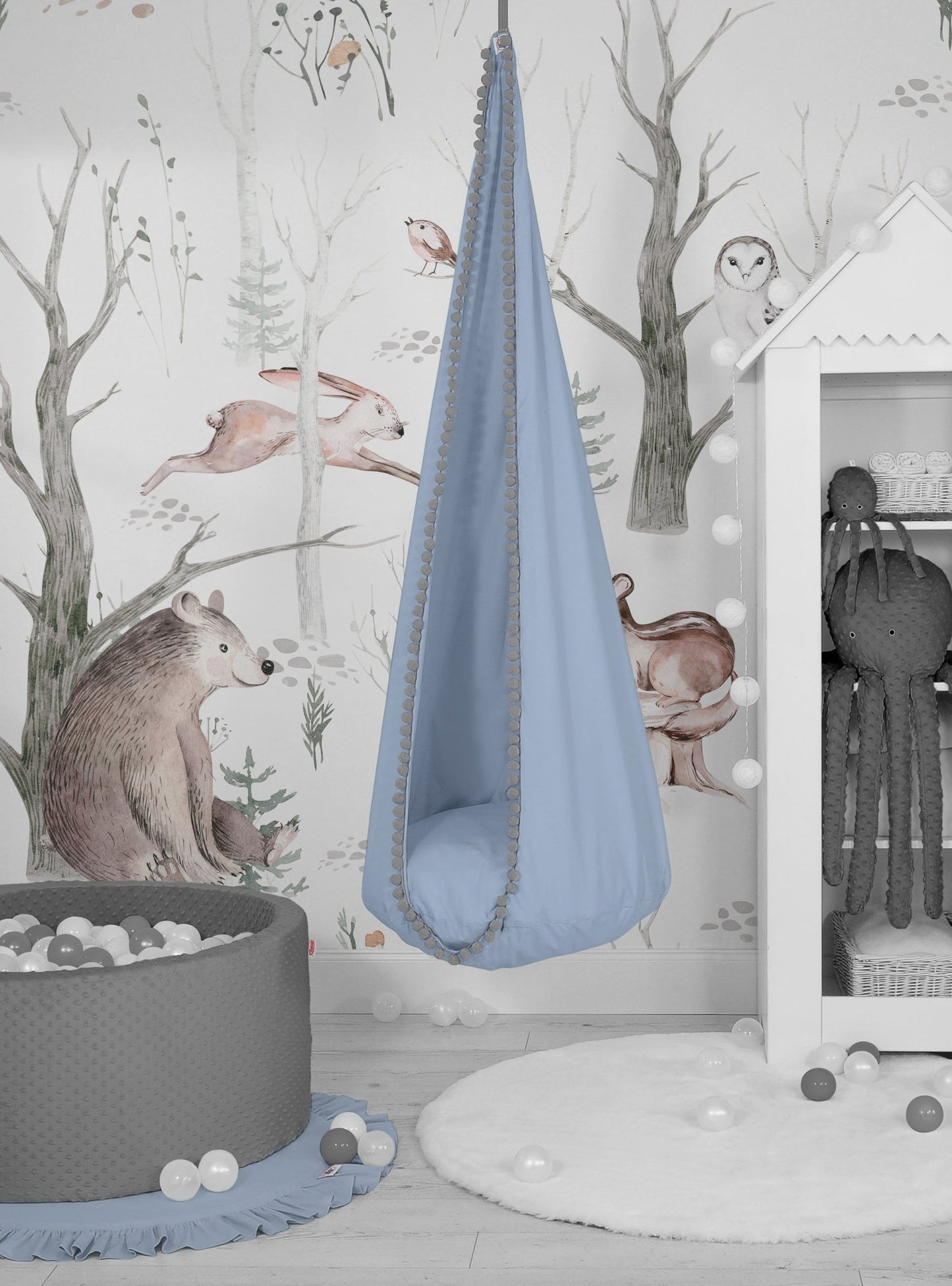 Couverture Emmaillotage avec Capuche Oreilles de Lapin