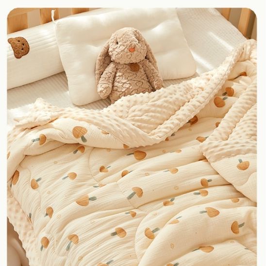 Couverture enfant en gaze double couche respirante – Spot Bébé