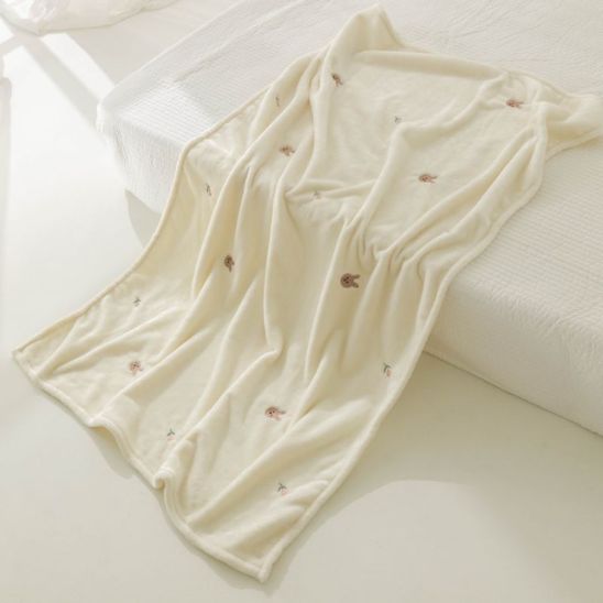 Couverture pour enfant motif creme douce et respirante pour bebe