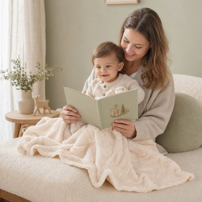 Couverture lit bébé douce 80 × 100 cm