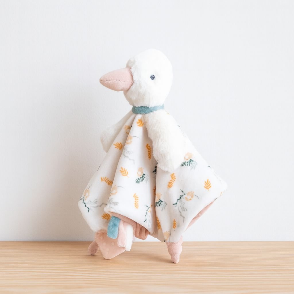 Peluche doudou apaisant pour bébé en tissu doux et respirant – Spot Bébé