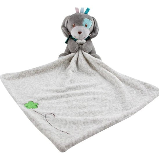 Doudou bébé chiot gris – vue de face