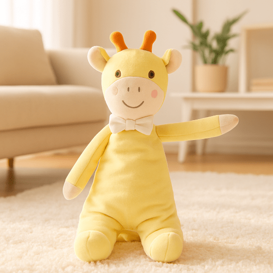 doudou bébé en peluche tissu en velours