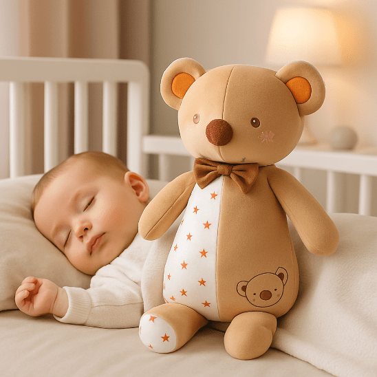 Doudou bébé en peluche douce, parfait comme cadeau de naissance