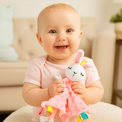 Doudou bébé - Peluche câline aux longues oreilles douces