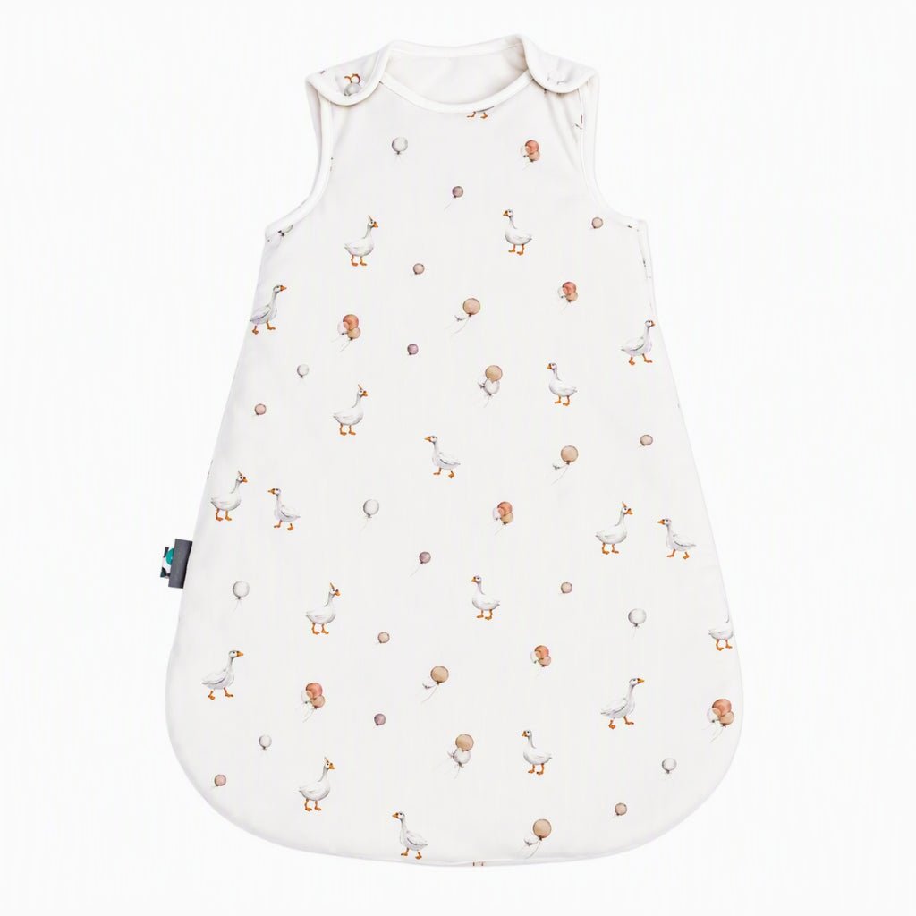Gigoteuse TOG 2.5 sans manches imprimée oies et ballons pastel