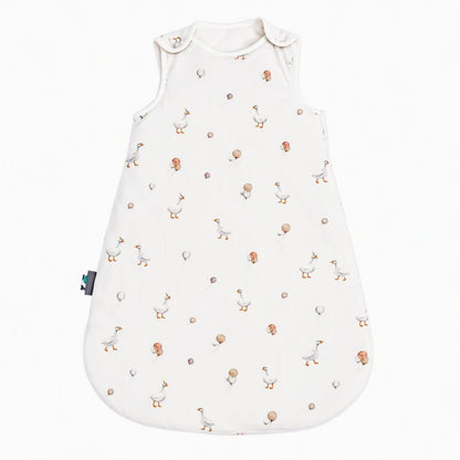 Gigoteuse TOG 2.5 sans manches imprimée oies et ballons pastel
