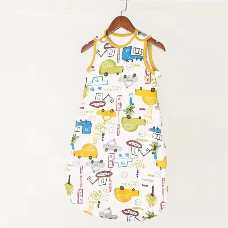 Turbulette bébé motif voitures et camions – coton doux