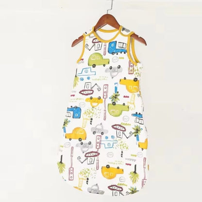 Turbulette bébé motif voitures et camions – coton doux