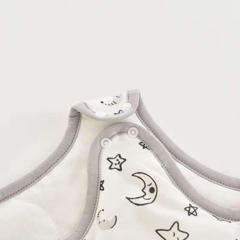 Gigoteuse bébé sans manches lune et étoiles – sommeil paisible