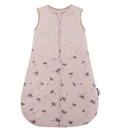 Gigoteuse bébé pissenlits rose poudré, vue face isolée