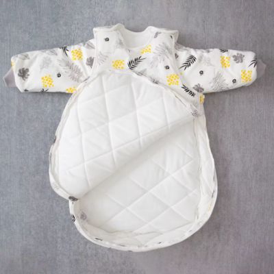 Gigoteuse bébé coton doux avec doublure matelassée ouverte