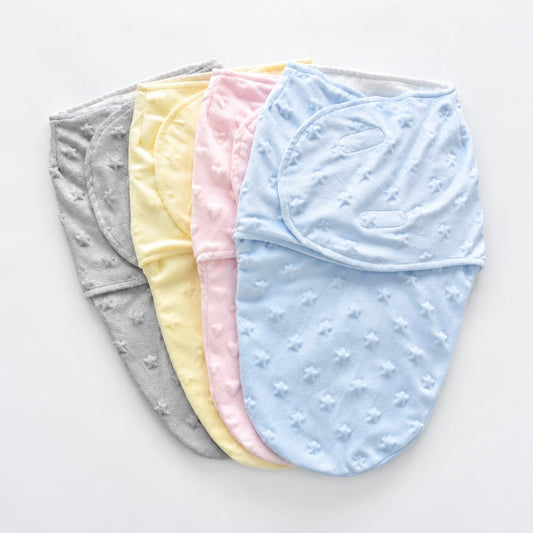 Gigoteuse d'emmaillotage Pompon en 4 coloris pastel