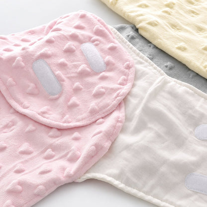 Ailes à velcro doux et double gaze de coton