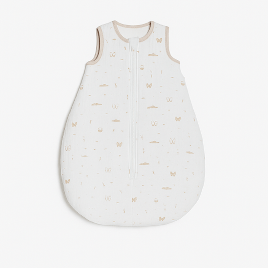 Gigoteuse en mousseline TOG 2 blanche – turbulette respirante pour bébé