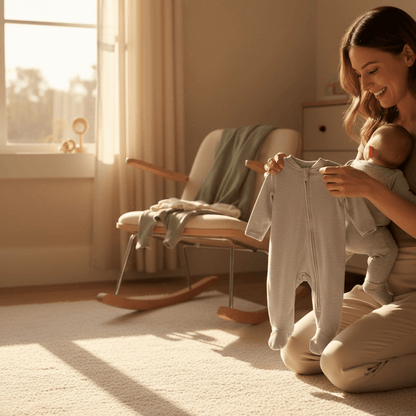 Grenouillère bébé avec pieds intégrés pour garder bébé bien au chaud