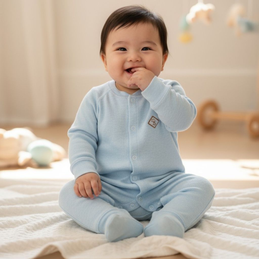 Grenouillère bébé unisexe en maille douce pour fille ou garçon