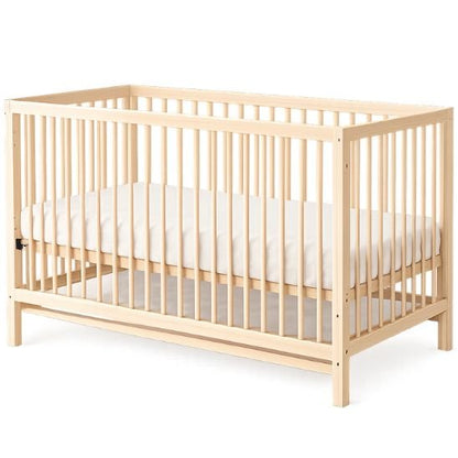 Lit bebe evolutif en bois naturel | Lit bébé transformable