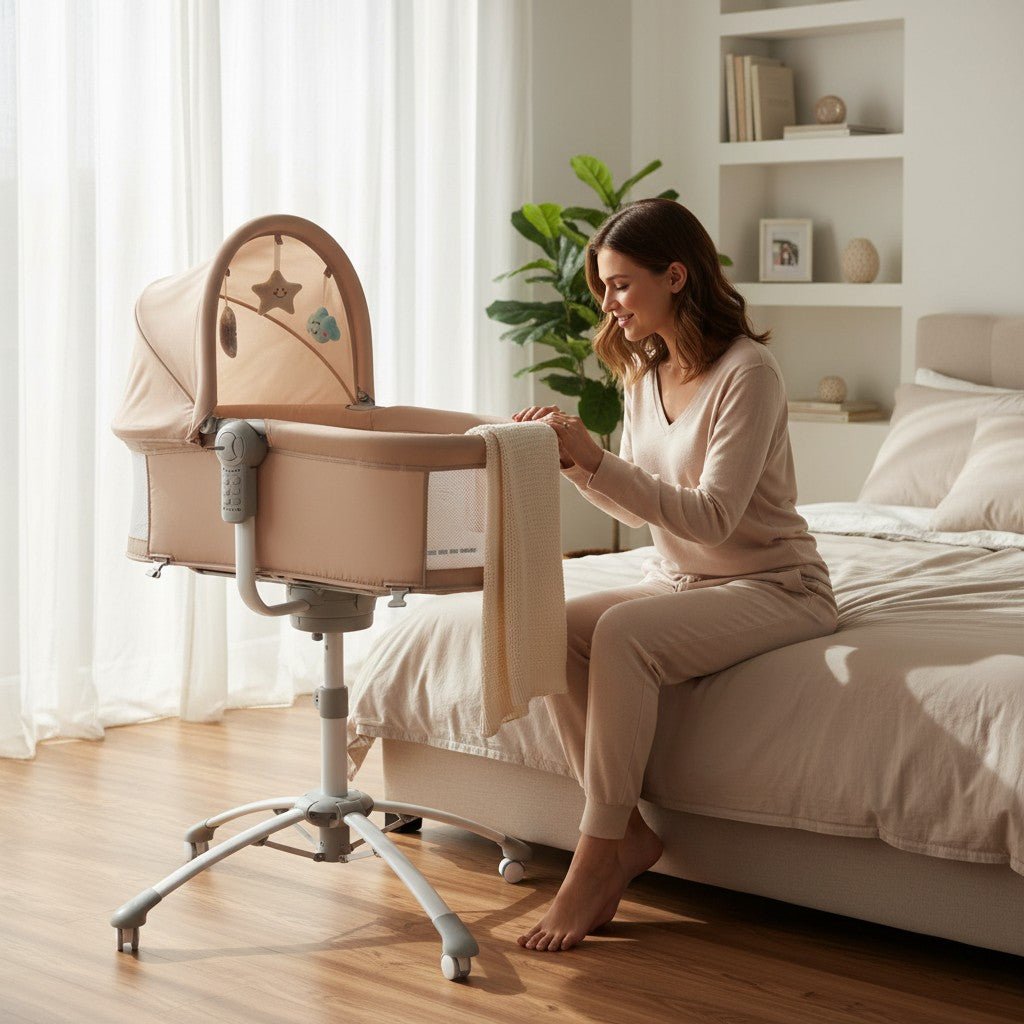 Lit Cododo évolutif 4-en-1 utilisé comme couffin sécurisé