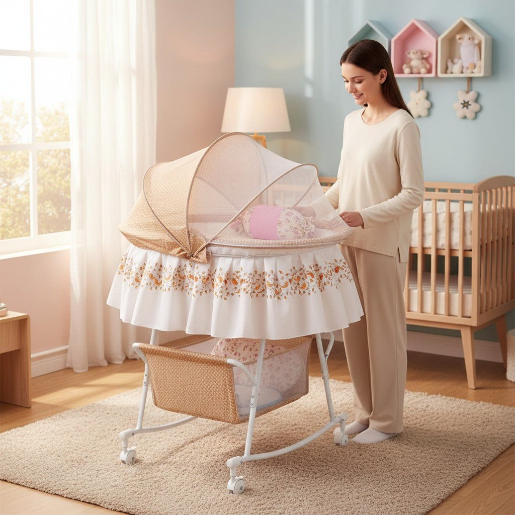 Lit cododo sécuritaire avec parois respirantes pour nouveau-né