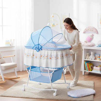 Lit cododo avec roulettes pour déplacer bébé sans le réveiller