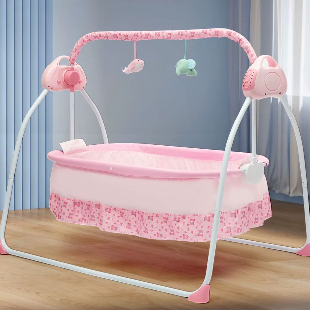 lit cododo rose pour bébé fille