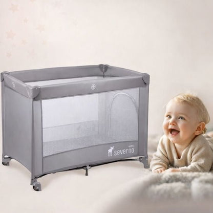 Lit parapluie bébé unisexe facile à transporter pour les voyages et vacances