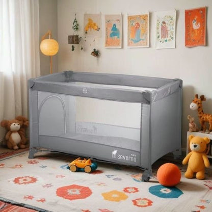 Lit parapluie bébé unisexe avec roulettes pour déplacement facile à la maison