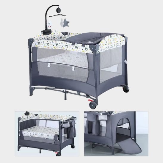 Lit parapluie multifonction cododo réglable en hauteur pour bébé