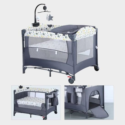 Lit parapluie multifonction cododo réglable en hauteur pour bébé