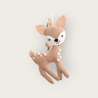 Mobile bebe - Animaux de la forêt en feutrine