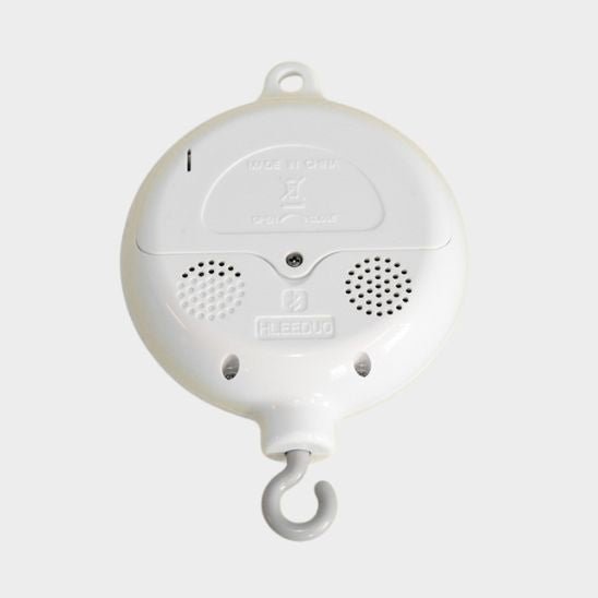 Mobile bébé ourson rose avec boîte musicale et berceuse douce pour l’endormissement