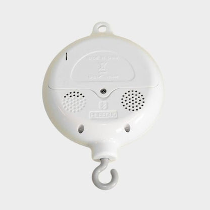 Mobile bébé ourson rose avec boîte musicale et berceuse douce pour l’endormissement