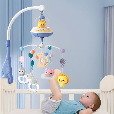 Mobile Bébé Zafounet – Veilleuse Musicale – Accessoire bébé doux | Spot Bébé