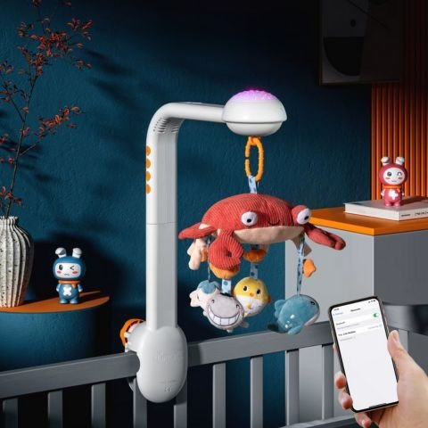 Ensemble complet des pièces et accessoires du mobile musical bébé