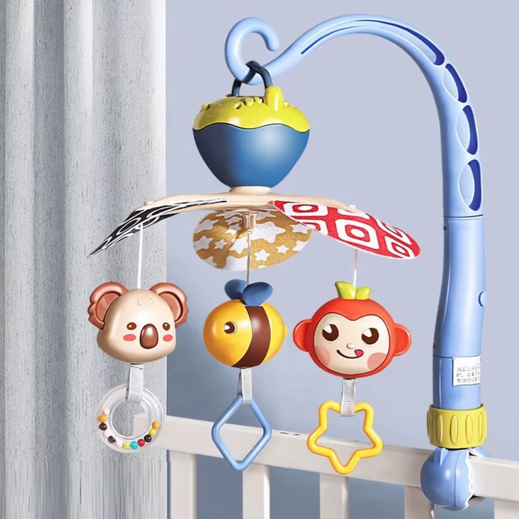 Mobile bébé rotatif 360 degrés stimulant la vue et la curiosité de bébé