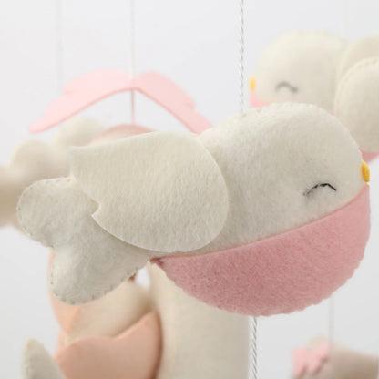 Mobile musical bébé fille – Apaisant, doux et parfait pour l’éveil sensoriel - Spot Bébé