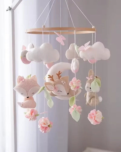 Mobile musical bébé fille – Apaisant, doux et parfait pour l’éveil sensoriel - Spot Bébé