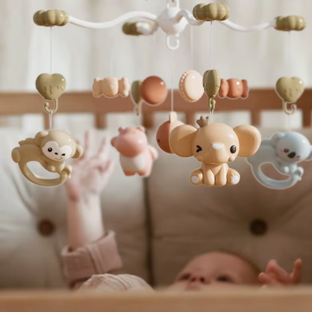 Mobile bébé Loomi Baby avec projection d’étoiles au plafond