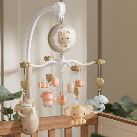 Mobile musical bébé Loomi Baby avec projection de nuit pour berceau
