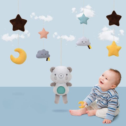 Mobile musical bébé avec veilleuse et mélodie apaisante