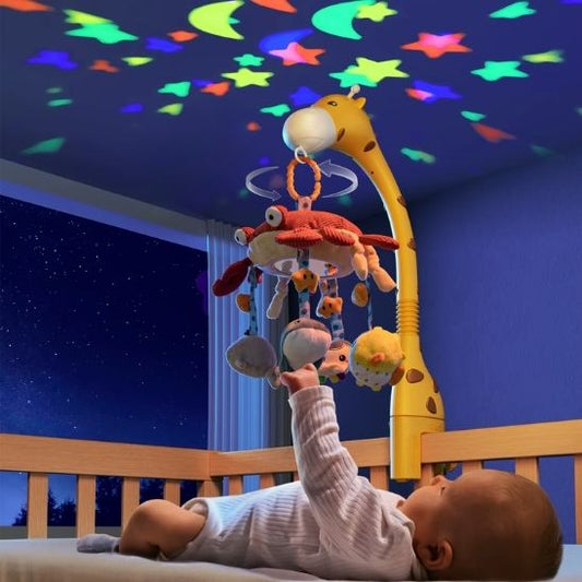Mobile pour lit bébé avec figurines d’animaux marins suspendus – Spot Bébé