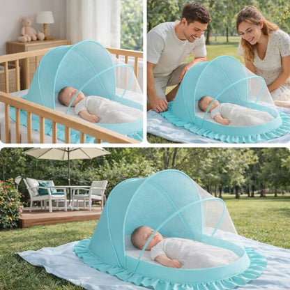 Moustiquaire bébé lit pliable rangement compact voyage