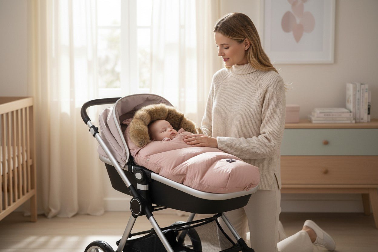 Nid ange bebe chancelière hiver enveloppante pour garder bébé bien au chaud